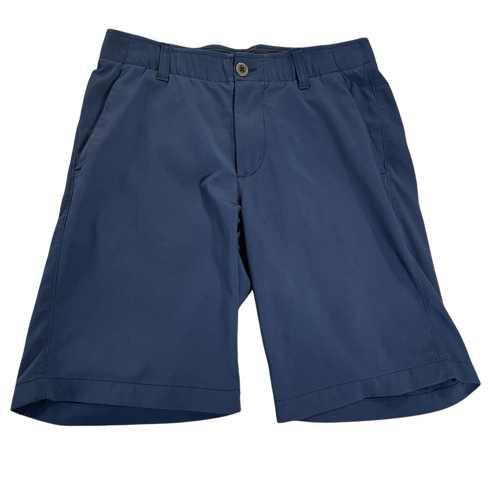 Under Armour HeatGear Shorts Men's Fit 29 (30 Tag) Navy Stretch Non-Slip Golf